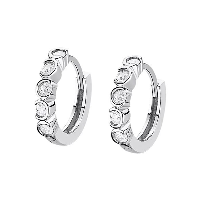 Pendientes Lotus Silver Pure Essential LP1785-4/1 – Plata de ley 925 con circonitas
