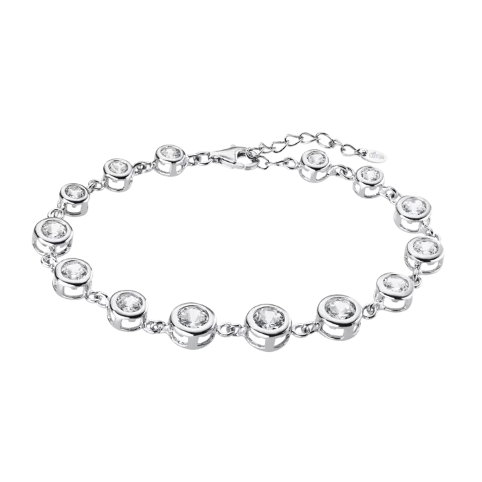 Pulsera Lotus Silver LP1787‑2/1 Pure Essential – Plata 925 con Circonitas Blancas