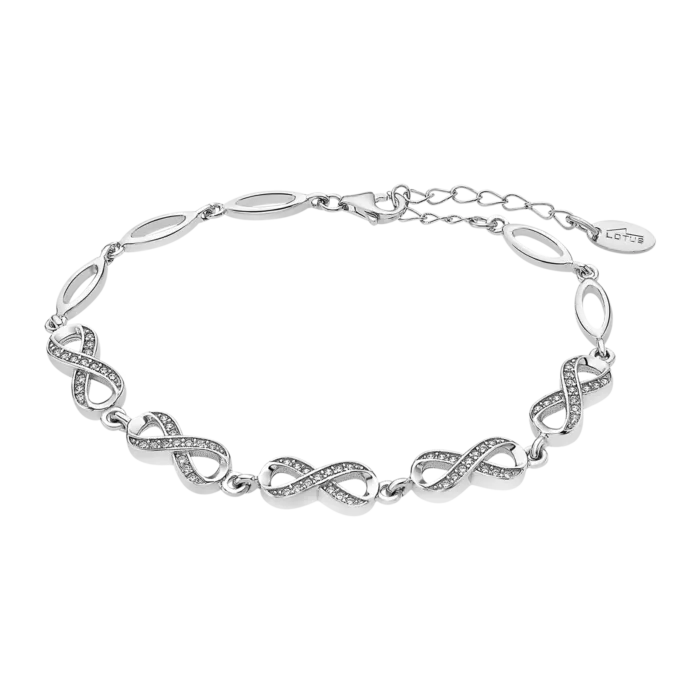 Pulsera Lotus Silver LP1871‑2/1 Trendy – Plata 925 con Circonitas Blancas