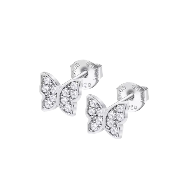 Pendientes Lotus Silver LP3051‑4/1 Pure Essential — Plata 925 con circonitas para mujer