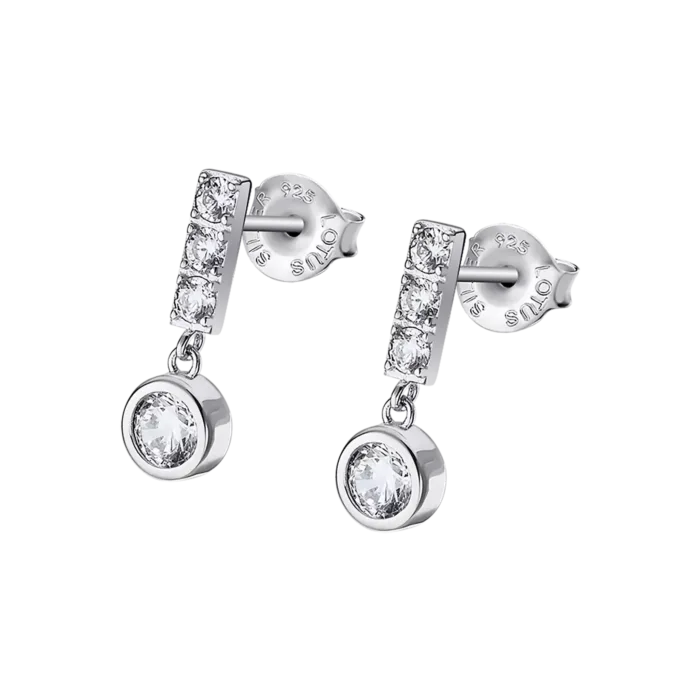Pendientes Lotus Silver LP3083-4/1 – Plata 925 Brillo con Circonitas