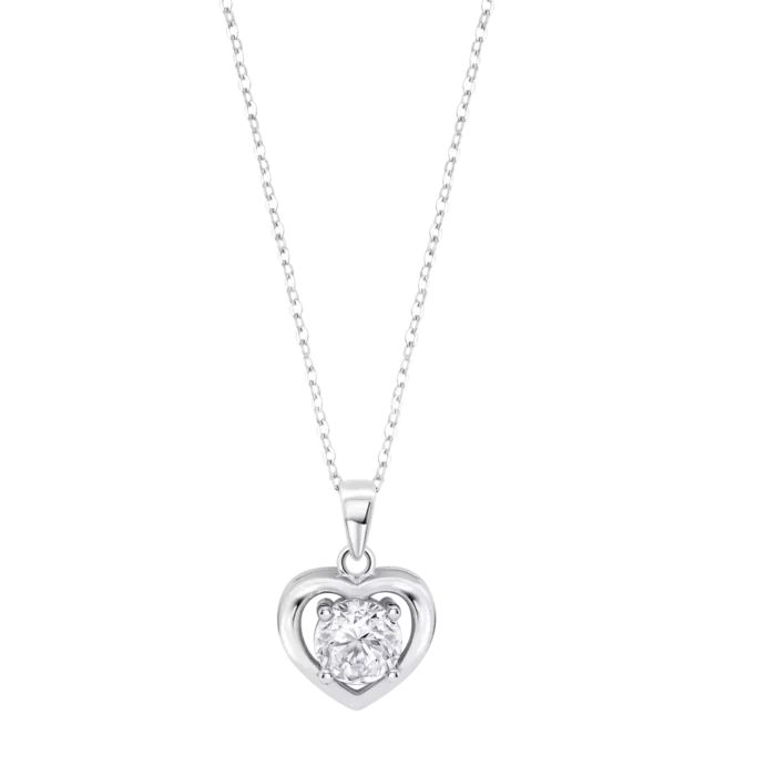 Collar Lotus Silver LP3092‑1/1 | Plata 925 Mujer con Circonita