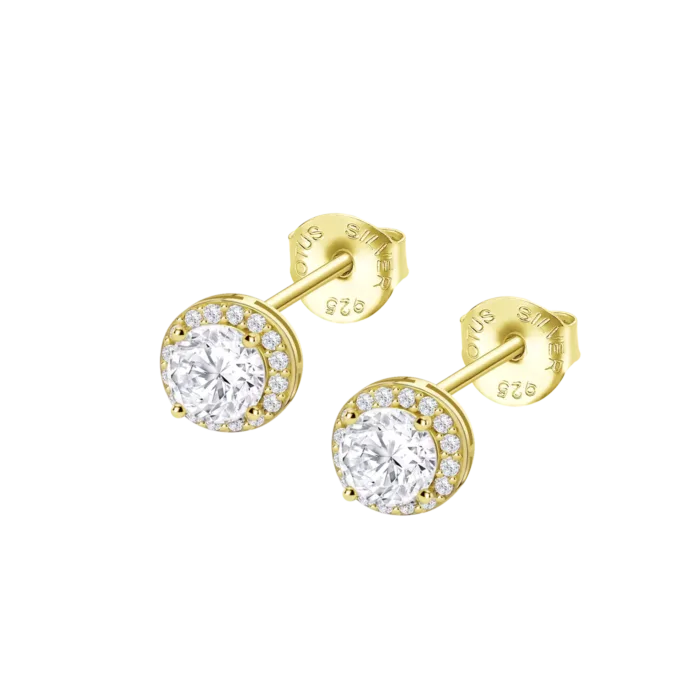 Pendientes Lotus Silver LP3104-4/2 – Plata 925 con 36 Circonitas Blancas