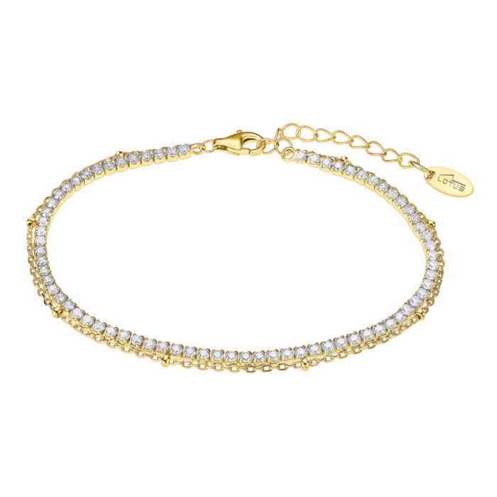 Pulsera Lotus Silver LP3181‑2/2 Pure Essential – Plata 925 con circonitas blancas
