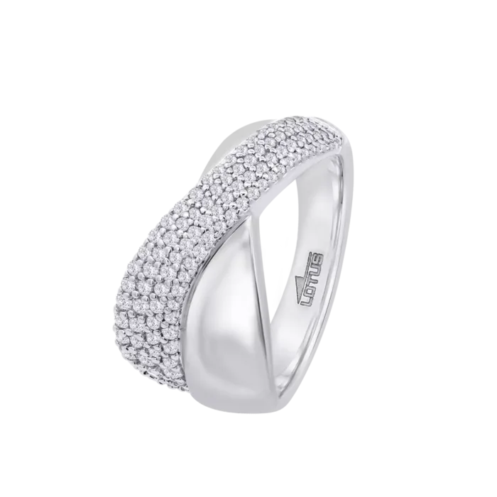 Anillo Lotus Silver LP3845-3 Glam en Plata de Ley – Joyería Femenina Elegante