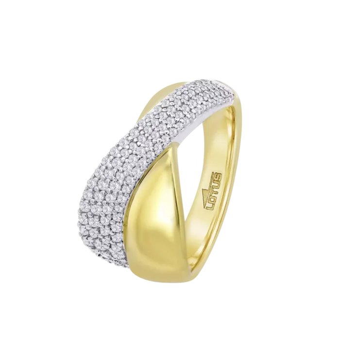 Anillo Lotus Silver LP3845-3 Glam Plata 925 con Circonitas – Mujer