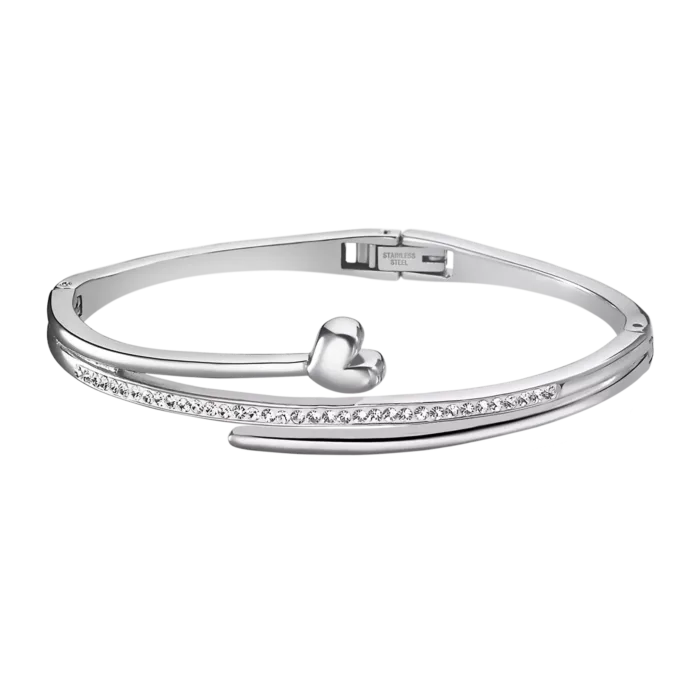 Pulsera Lotus Style Bliss LS1843-2/1 en Acero Inoxidable para Mujer – Diseño Corazón