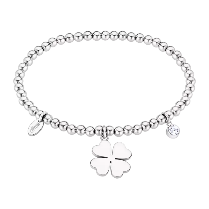 Pulsera Lotus Style Millennial LS2170-2/1 – Acero Inoxidable Mujer con Trébol y Circonita