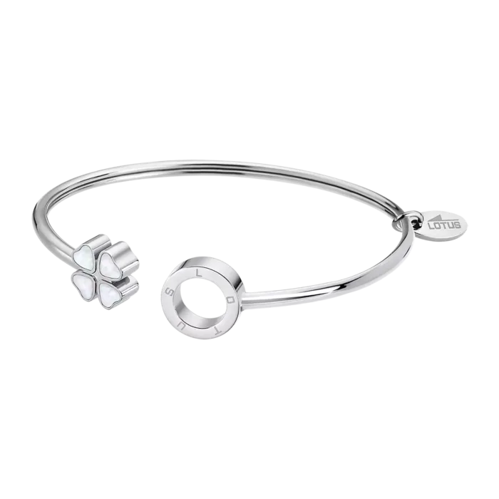 Pulsera Lotus Style LS2183-2/1 en Acero Inoxidable para Mujer – Diseño Bliss Plateado