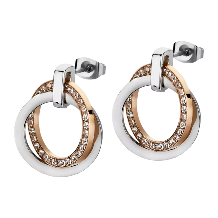 PENDIENTES GEOMÉTRICO LOTUS STYLE LS1780-4/2 ACERO INOXIDABLE 316L, MUJER