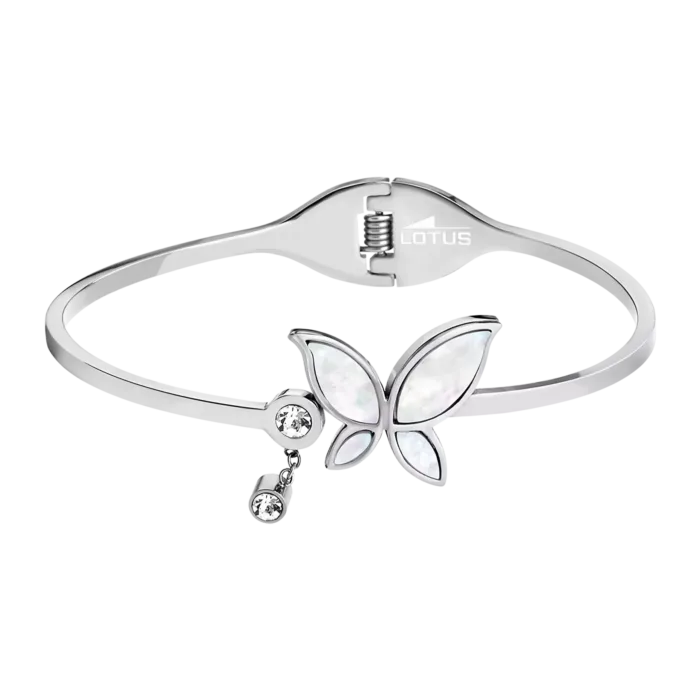 PULSERA MARIPOSA LOTUS STYLE BLISS LS1794-2/1 ACERO, MUJER
