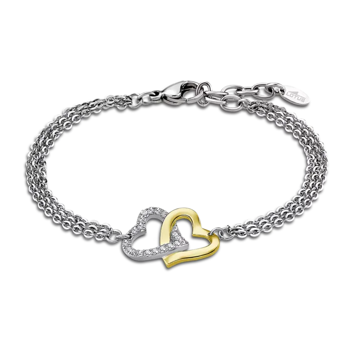 PULSERA CORAZÓN LOTUS STYLE LS2117-2/1 ACERO INOXIDABLE 316L, MUJER