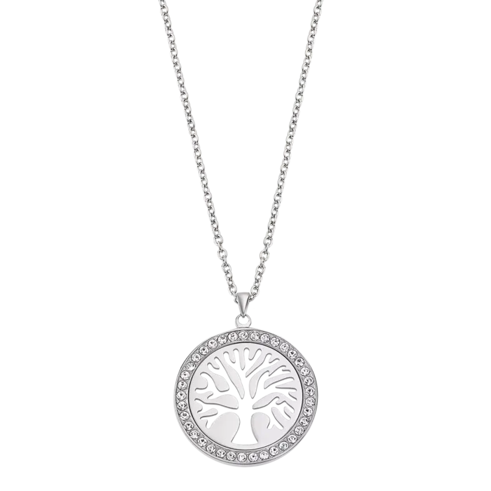 COLLAR ÁRBOL DE VIDA LOTUS STYLE LS2181-1/1 ACERO, MUJER