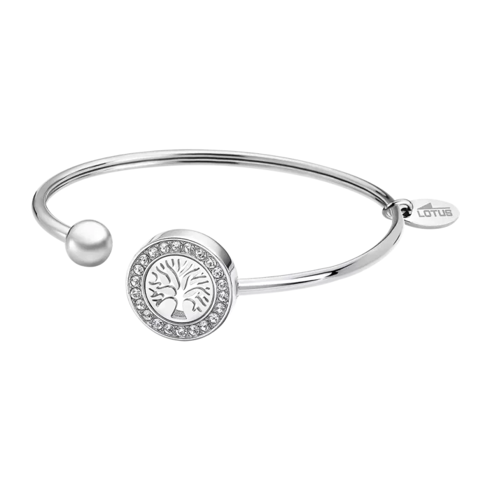 PULSERA ÁRBOL DE VIDA LOTUS STYLE LS2181-2/1 ACERO, MUJER