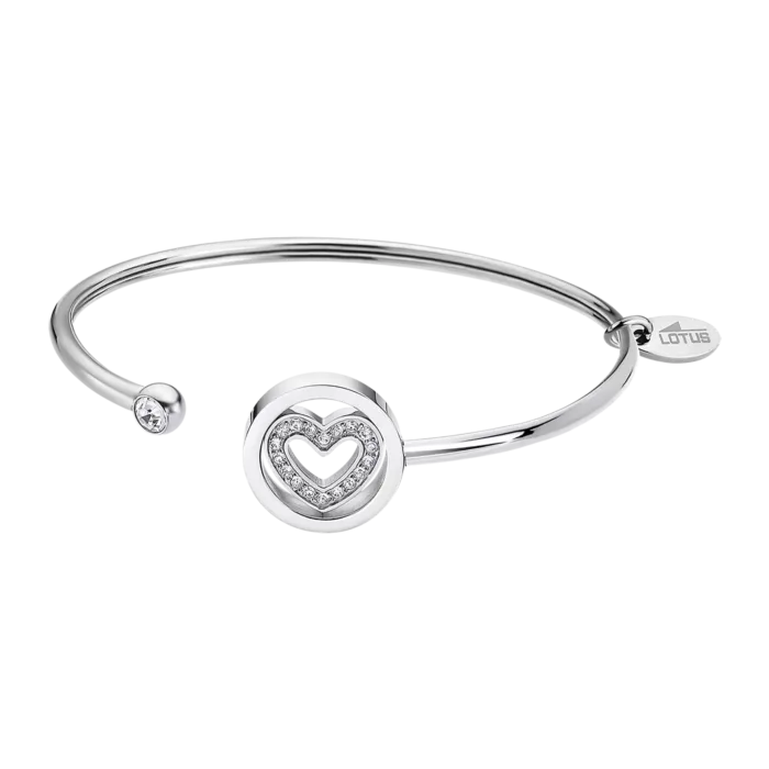 PULSERA CORAZÓN LOTUS STYLE LS2182-2/1 ACERO INOXIDABLE 316L, MUJER