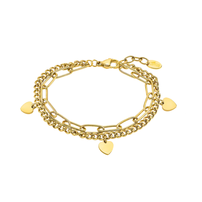 PULSERA LOTUS STYLE WOMAN'S HEART LS2314-2/2 ACERO INOXIDABLE 316L, MUJER