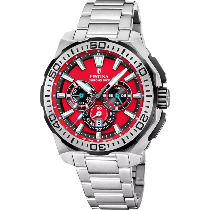 RELOJ DE HOMBRE FESTINA CHRONO BIKE F20724/5 NEGRO CORREA DE ACERO