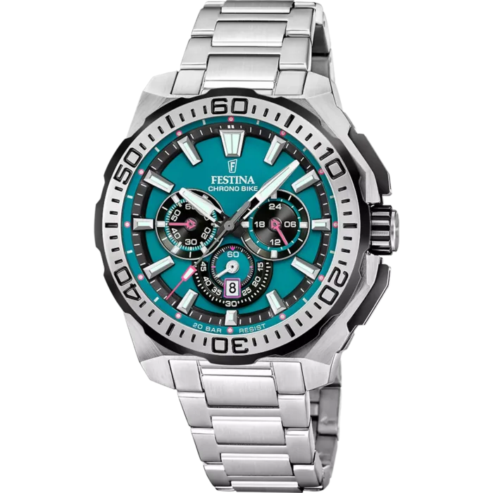 RELOJ DE HOMBRE FESTINA CHRONO BIKE F20724/6 AZUL CORREA DE ACERO