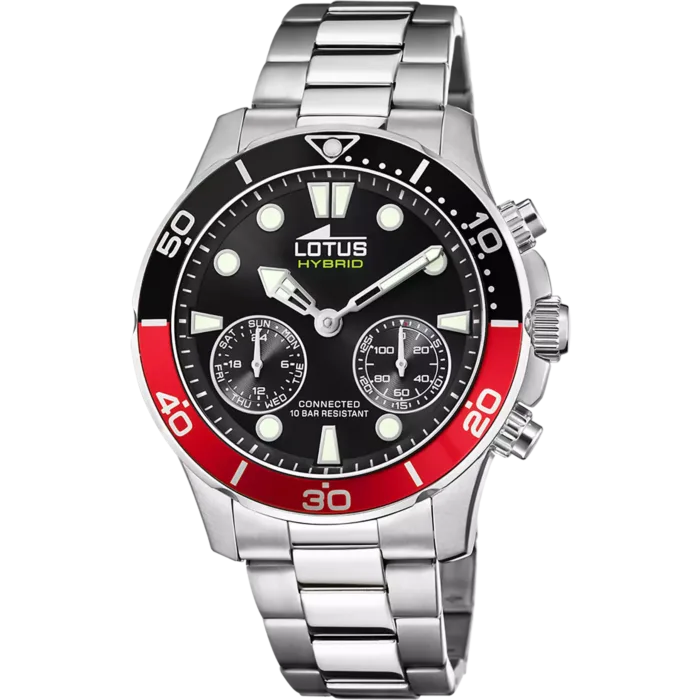 RELOJ DE HOMBRE LOTUS CONNECTED CON ESFERA NEGRA 18800/5
