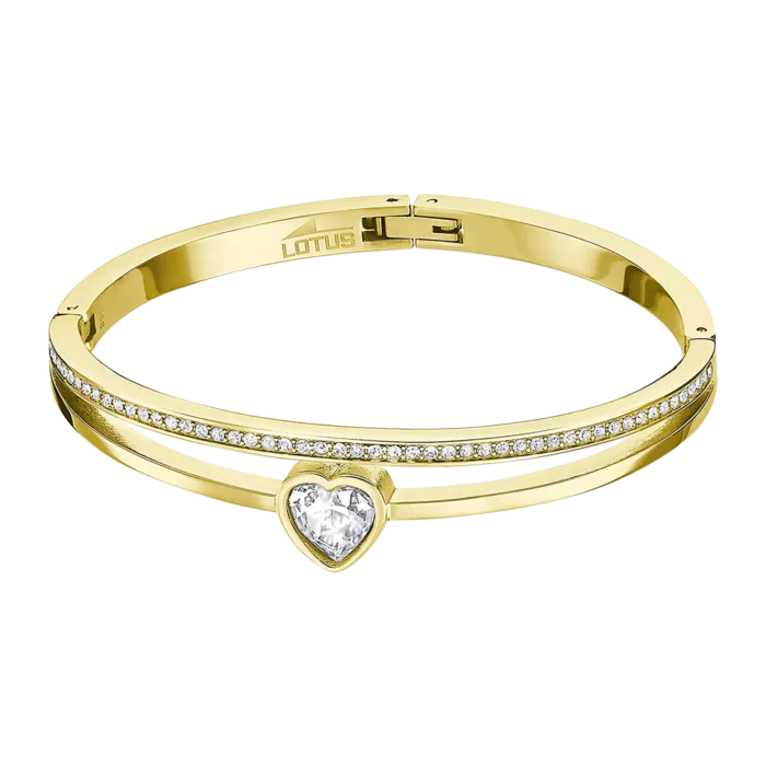 PULSERA CORAZÓN LOTUS STYLE BLISS LS2121-2/1 ACERO, MUJER
