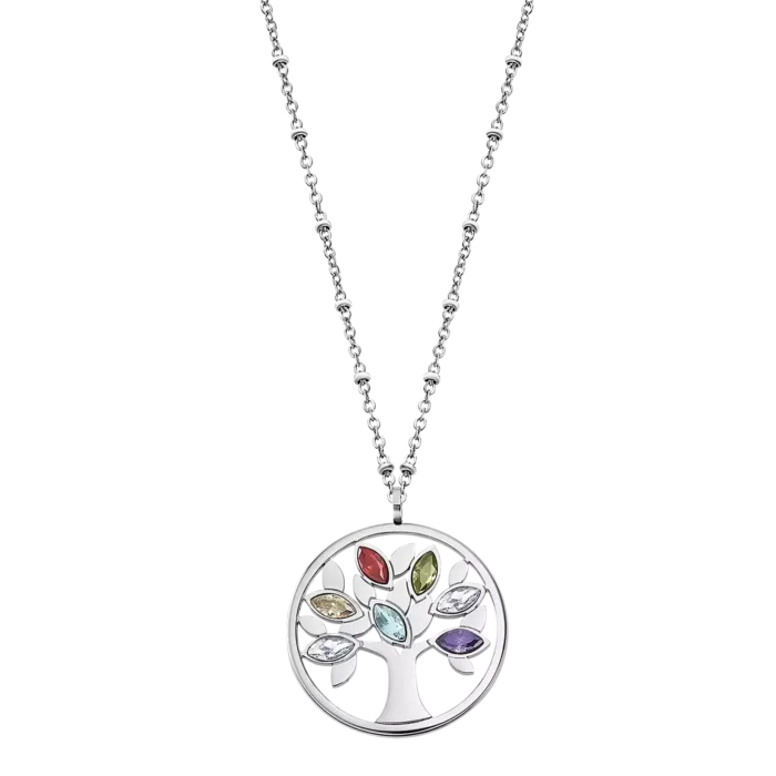 COLLAR ARBOL VIDA LOTUS STYLE LS2192-1/1 ACERO INOXIDABLE 316L, MUJER