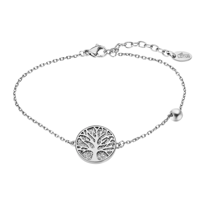 PULSERA ÁRBOL DE VIDA LOTUS STYLE LS2225-2/1 ACERO, MUJER