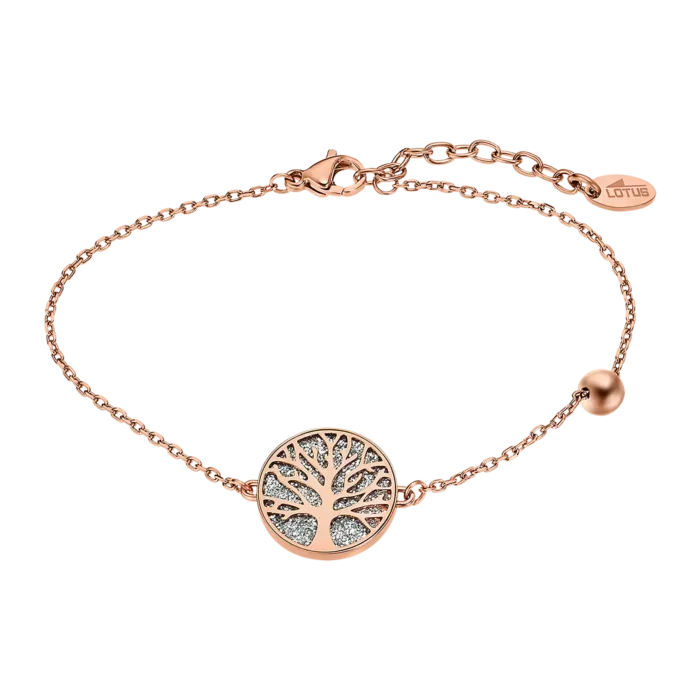PULSERA ÁRBOL DE VIDA LOTUS STYLE LS2225-2/2 ACERO, MUJER