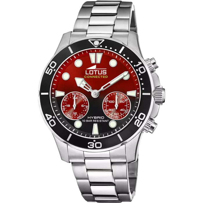 RELOJ DE HOMBRE LOTUS CONNECTED CON ESFERA ROJA 18800/7