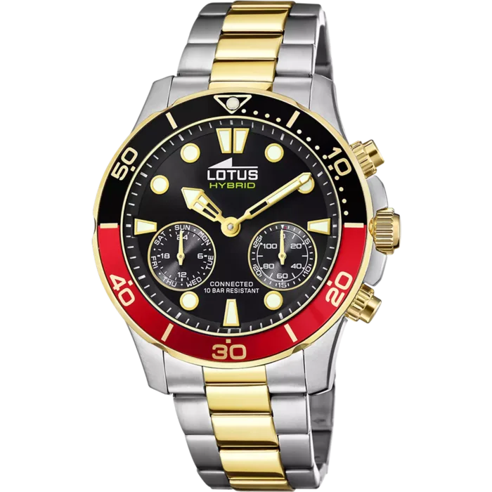 RELOJ DE HOMBRE LOTUS CONNECTED CON ESFERA NEGRA 18801/4