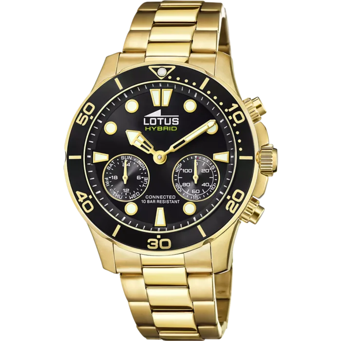 RELOJ DE HOMBRE LOTUS CONNECTED CON ESFERA NEGRA 18802/2