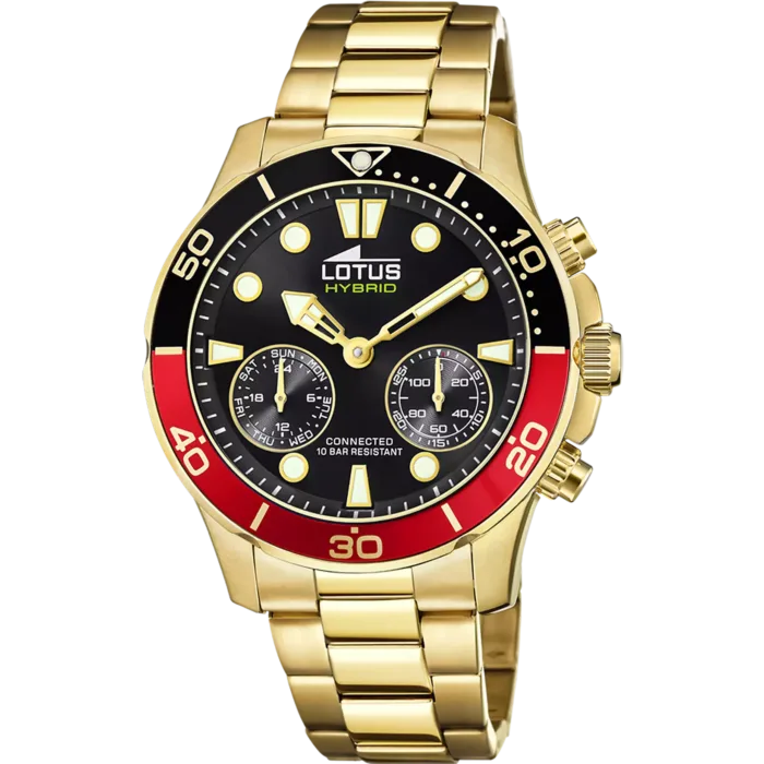 RELOJ DE HOMBRE LOTUS CONNECTED CON ESFERA NEGRA 18802/4