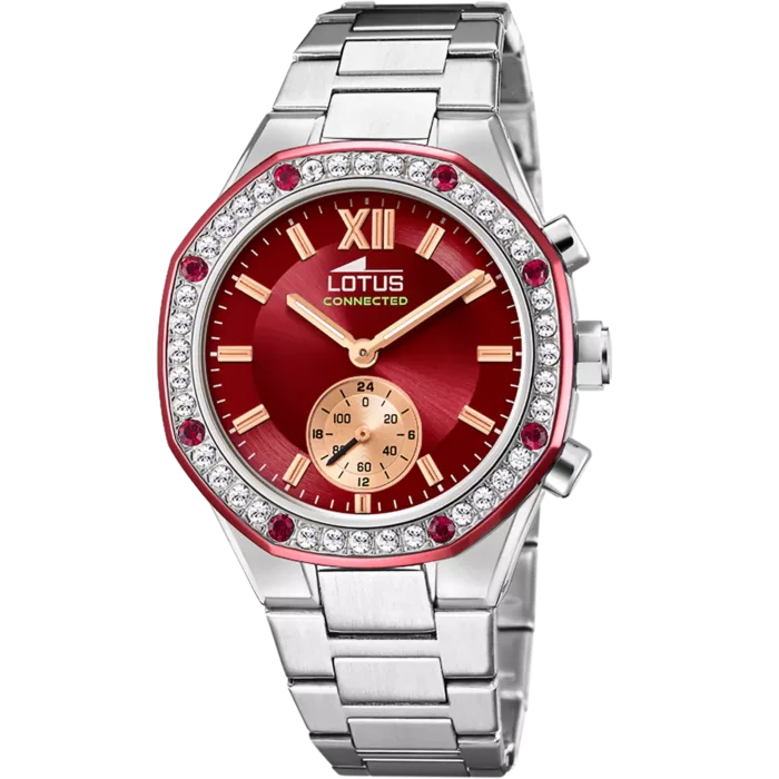 RELOJ DE MUJER LOTUS CONNECTED CON ESFERA BURDEOS 18924/3