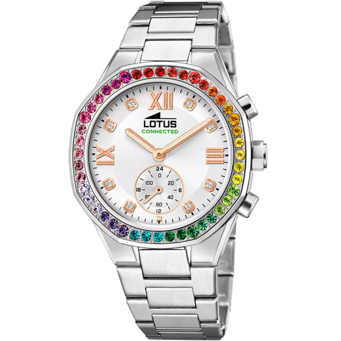 RELOJ DE MUJER LOTUS CONNECTED CON ESFERA PLATEADA 18924/5