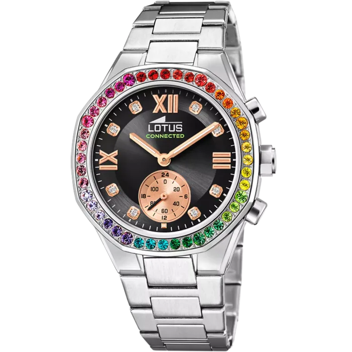 RELOJ DE MUJER LOTUS CONNECTED CON ESFERA NEGRA 18924/6