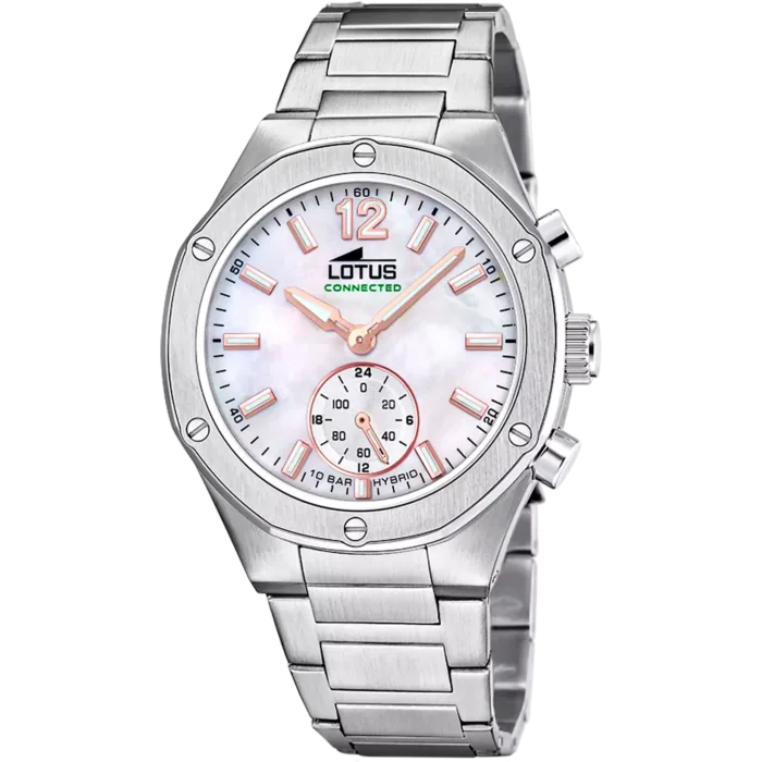 RELOJ LOTUS CONNECTED 18971/1 BEIGE CORREA DE ACERO INOXIDABLE, MUJER