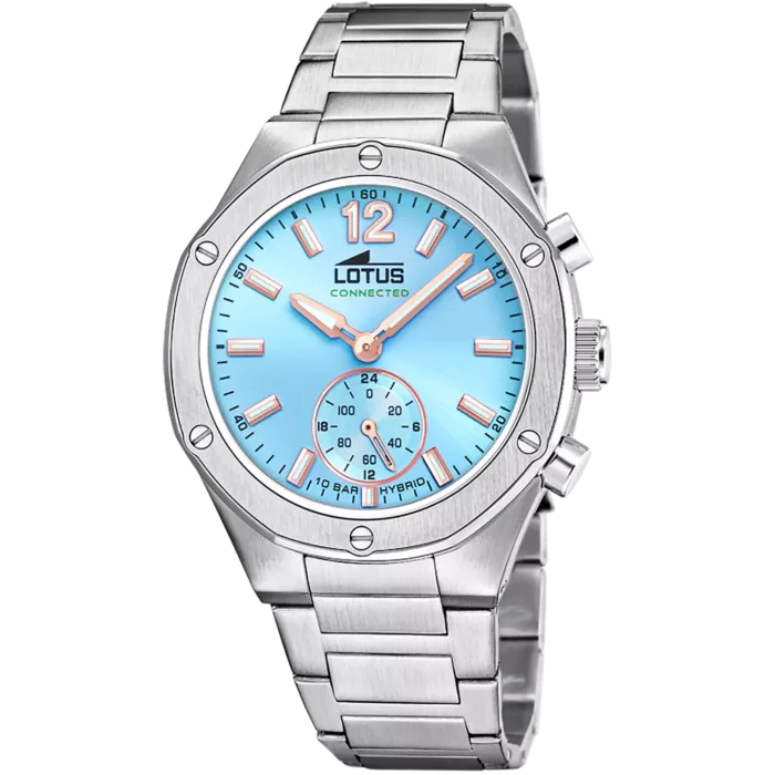 RELOJ LOTUS CONNECTED 18971/3 AZUL CORREA DE ACERO INOXIDABLE, MUJER