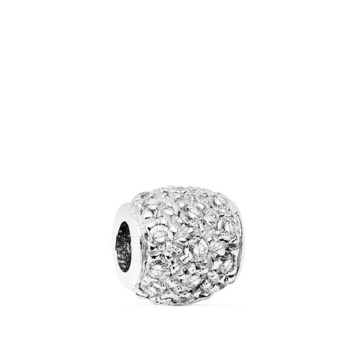 18K COLGANTE BOLA ORO BLANCO 8X8 MM