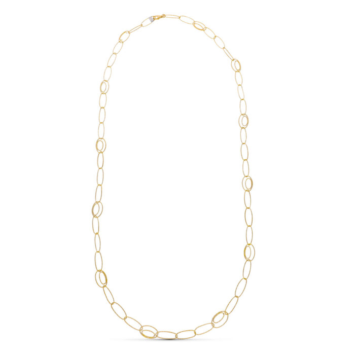 18K GARGANTILLA ORO AMARILLO ESLABONES 80CM