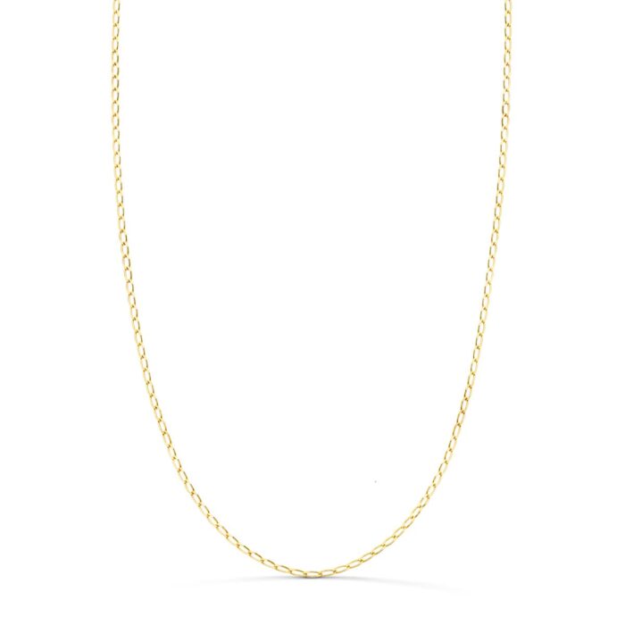 18K CADENA ORO AMARILLO BILBAO MACIZA ANCHO: 1MM LARGO: 50CM