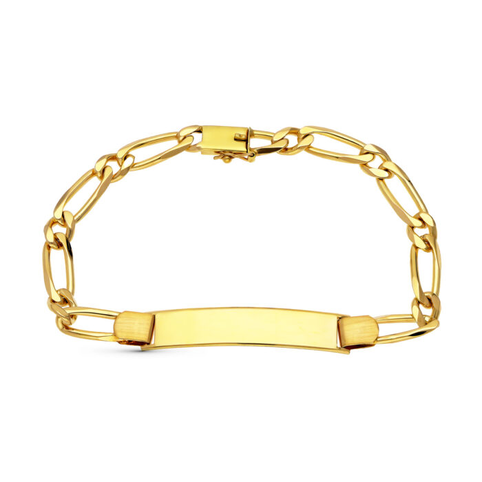 18K ESCLAVA ORO AMARILLO CABALLERO