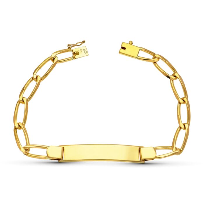 18K ESCLAVA ORO AMARILLO BILBAO MACIZA
