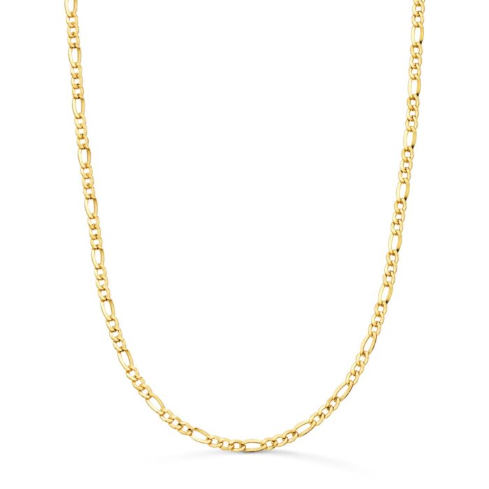18K CADENA ORO AMARILLO CARTIER HUECA ESLABON PLANO ANCHO: 2.2MM LARGO: 60CM