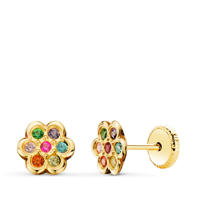 PENDIENTES BEBE ORO 18K