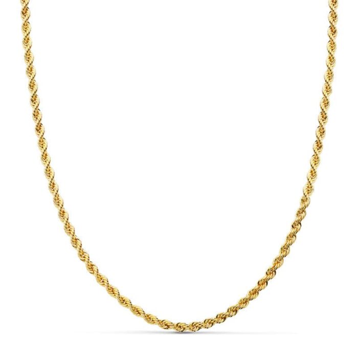 18K CORDON SALOMONICO ORO AMARILLO 40CM 3MM