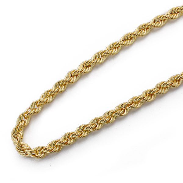 18K CORDON ORO AMARILLO SALOMONICO LIGERO. ANCHO: 3,3 MM. LARGO: 60CM