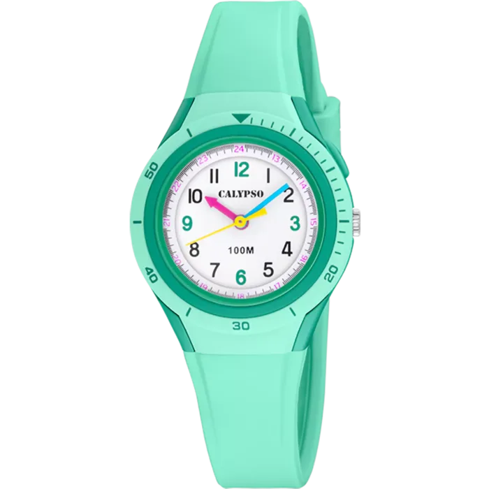 Reloj Calypso K5856/2 Unisex – Verde Atrevido y Deportivo 10 ATM