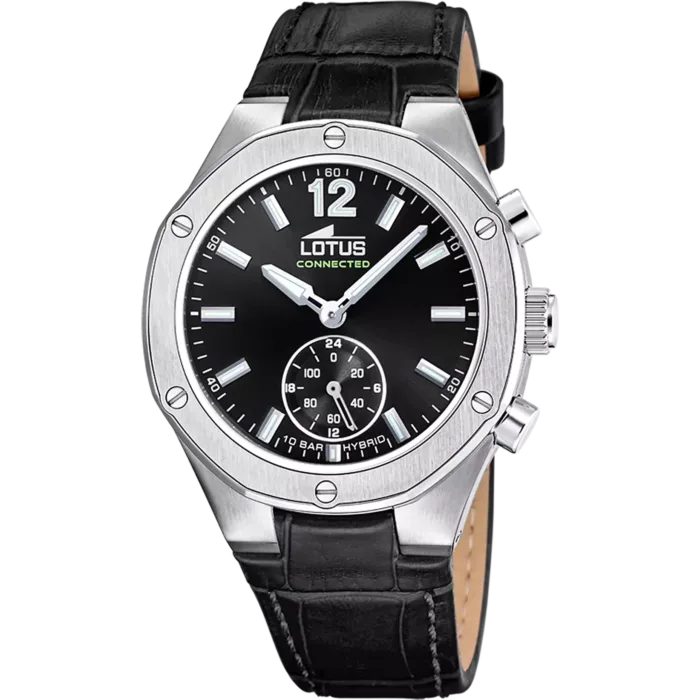 RELOJ LOTUS CONNECTED 18972/6 NEGRO CORREA DE PIEL, MUJER