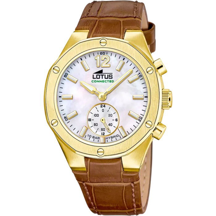 RELOJ LOTUS CONNECTED 18973/1 BEIGE CORREA DE PIEL, MUJER