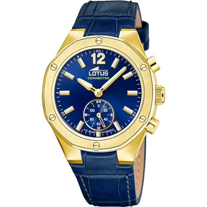 RELOJ LOTUS CONNECTED 18973/2 AZUL CORREA DE PIEL, MUJER