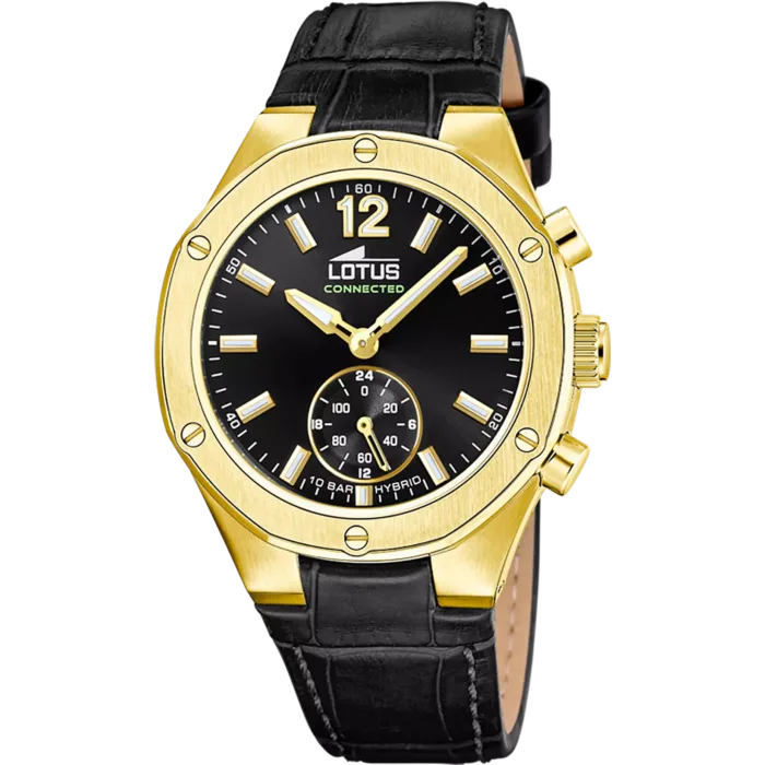 RELOJ LOTUS CONNECTED 18973/3 NEGRO CORREA DE PIEL, MUJER